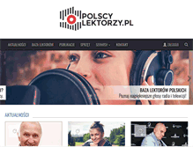 Tablet Screenshot of polscylektorzy.pl